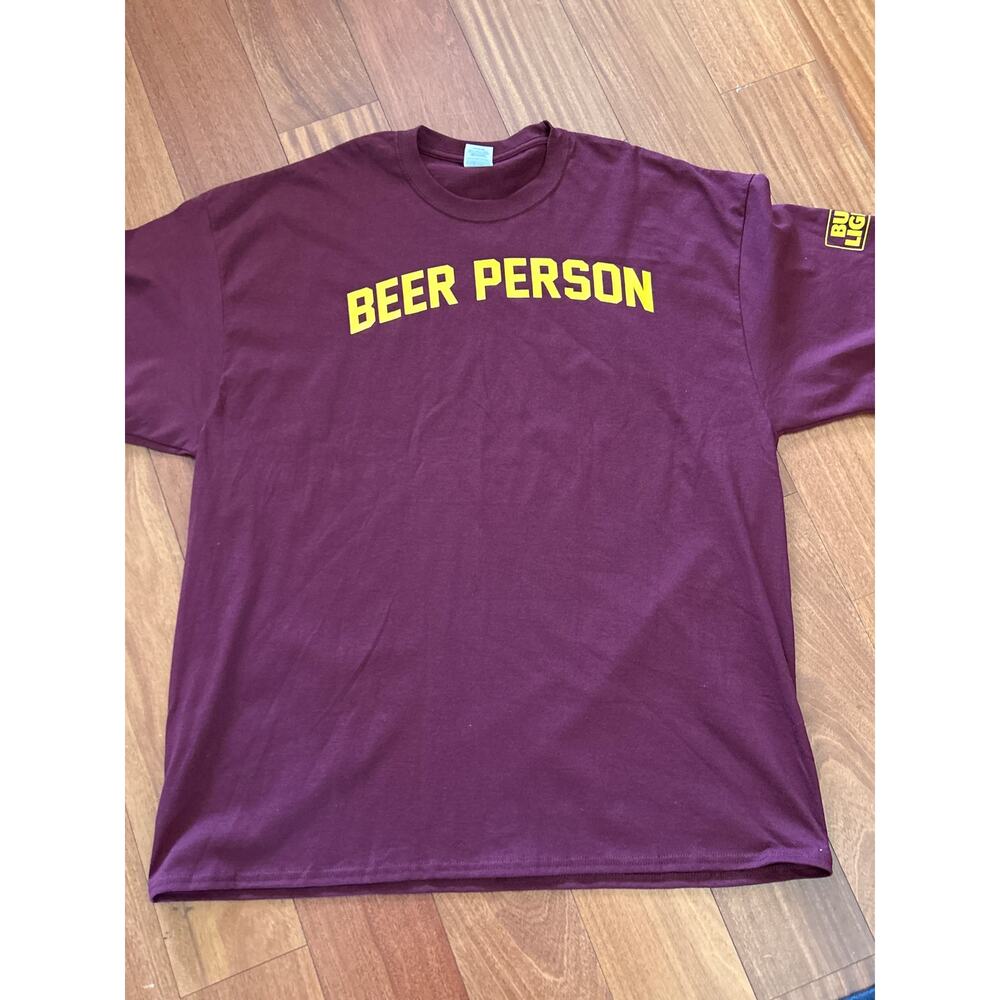 NWOT BEER PERSON Event Bud Light Tshirt